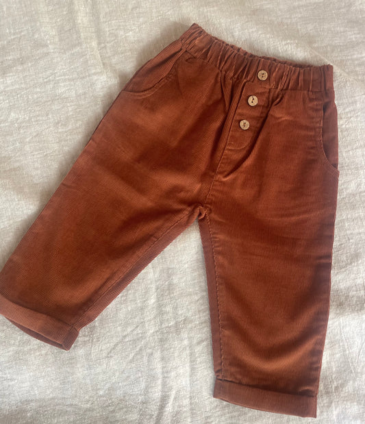 Rødbrune bukser