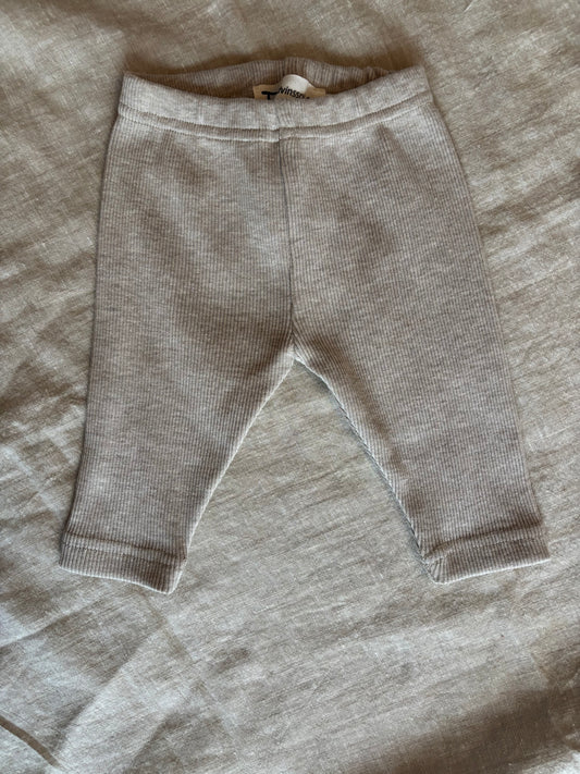 Leggings i sand melange