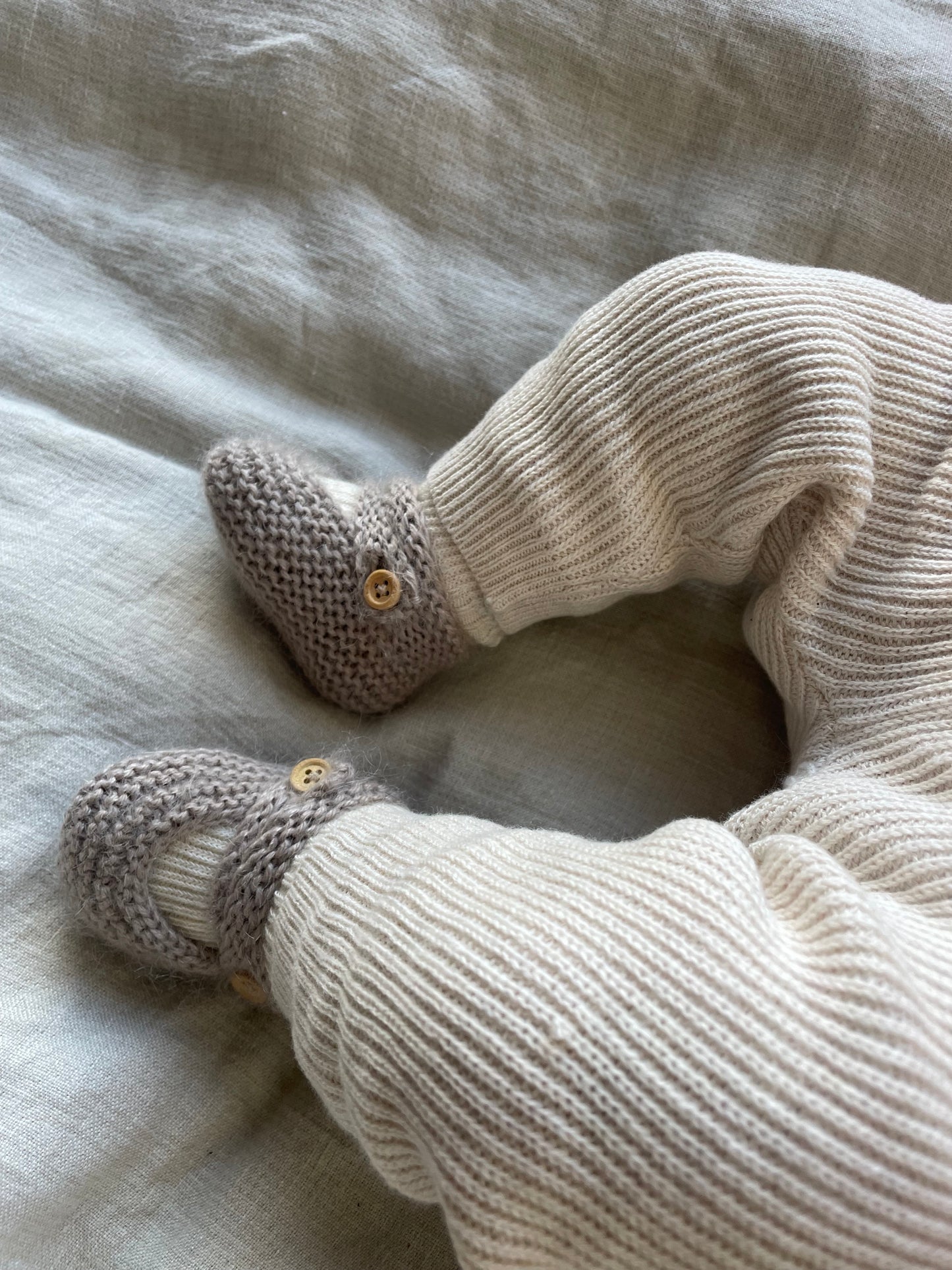 Håndstrikkede uldsko