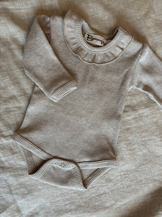 Bodystocking i sand melange