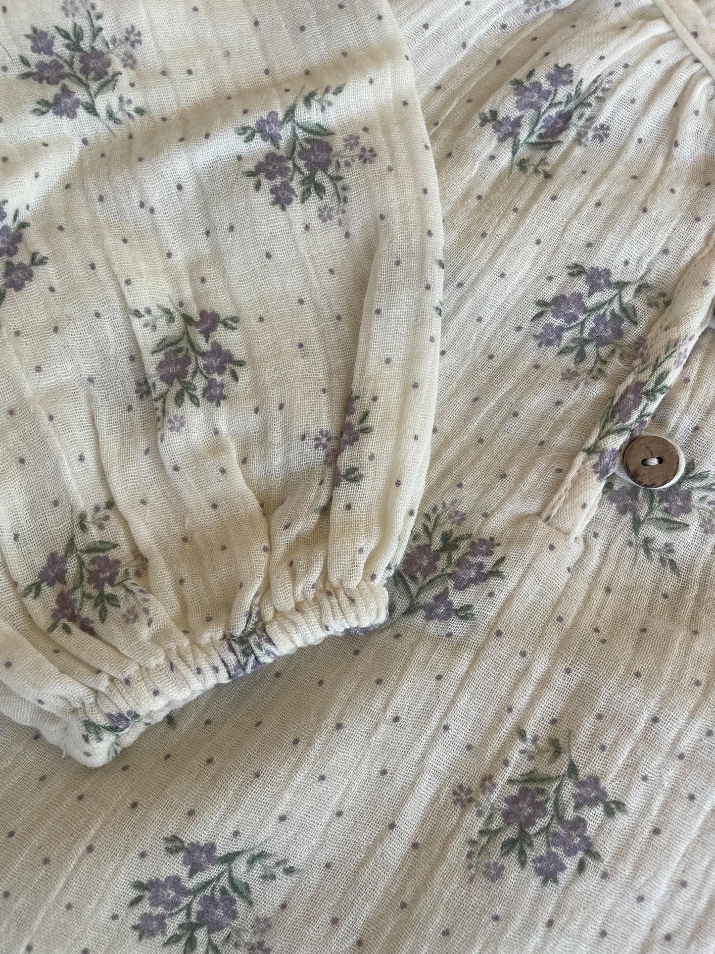 Tunika med blomster print