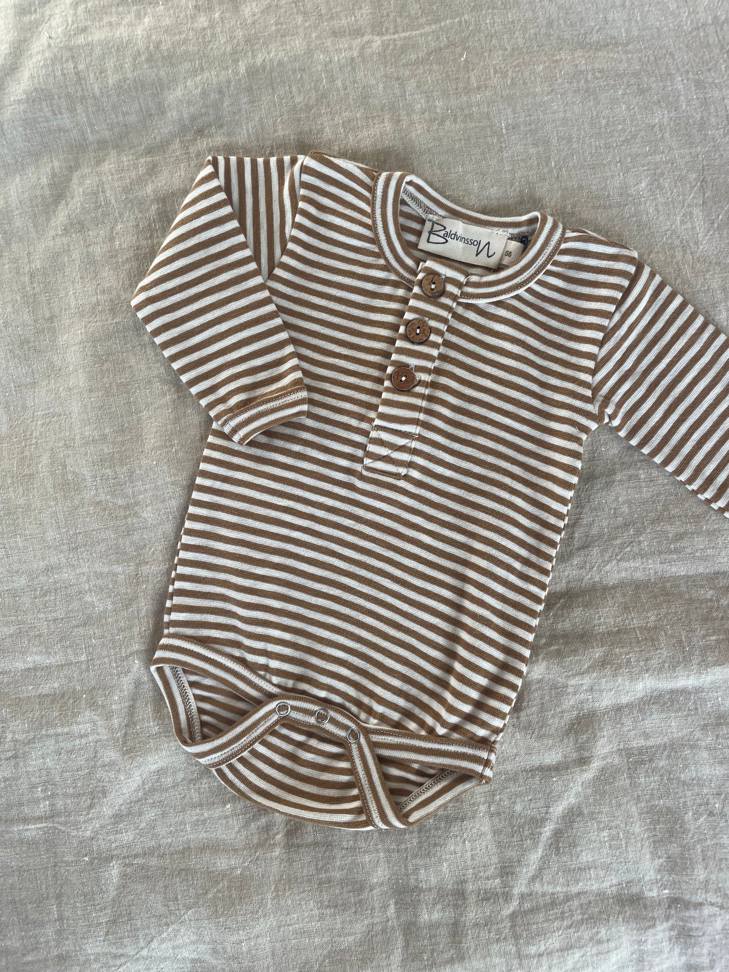 Stribet bodystocking