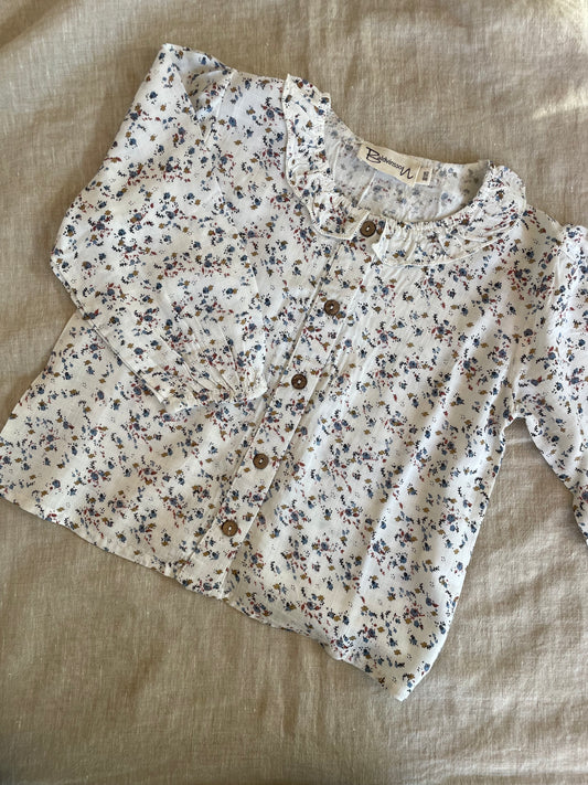 Shirt with flower print