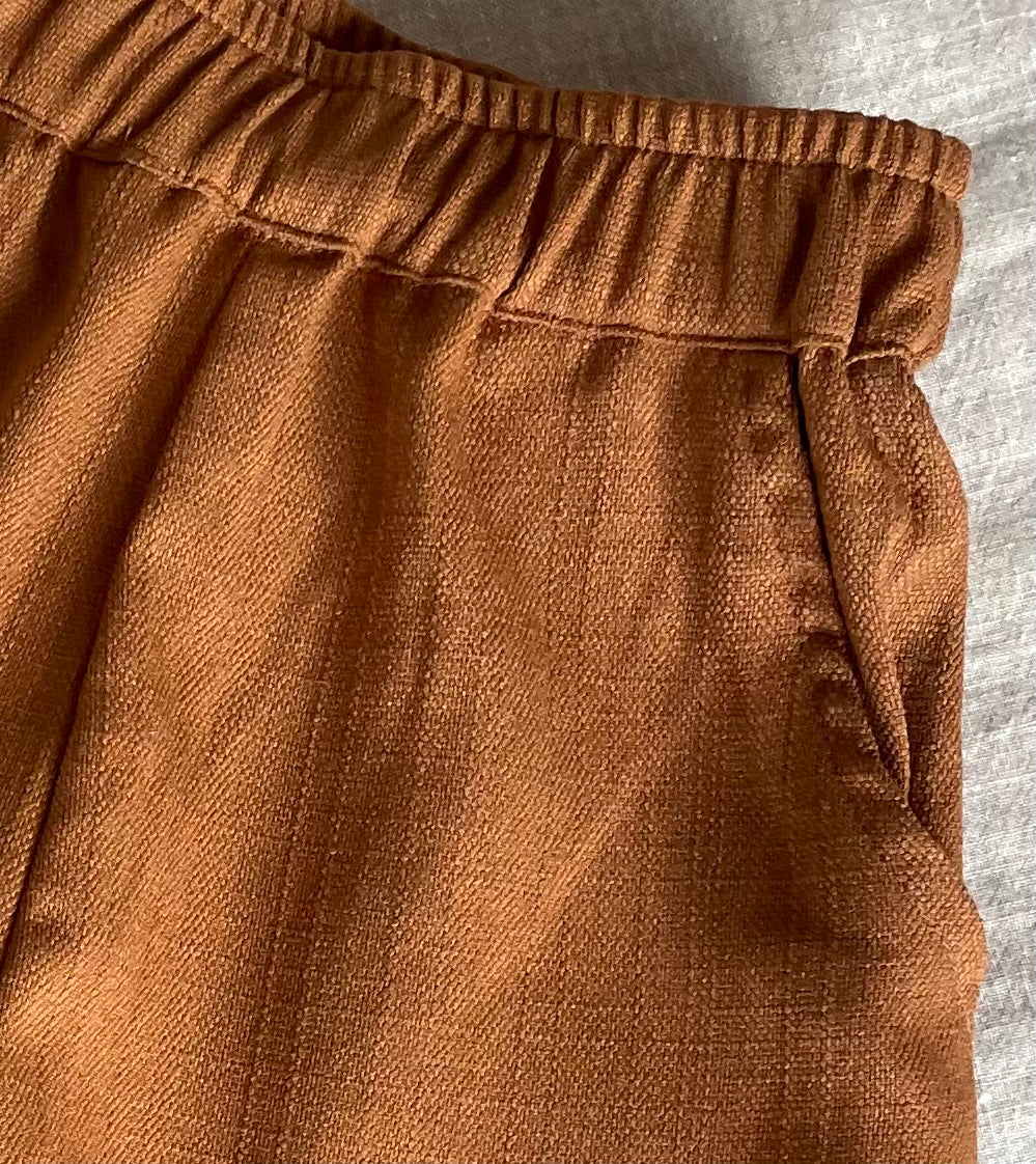 Orange-brown trousers